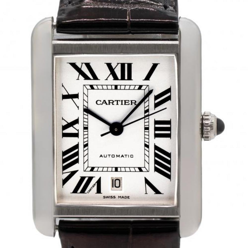Cartier Tank Solo XL WST0029 Stainless Steel Watch